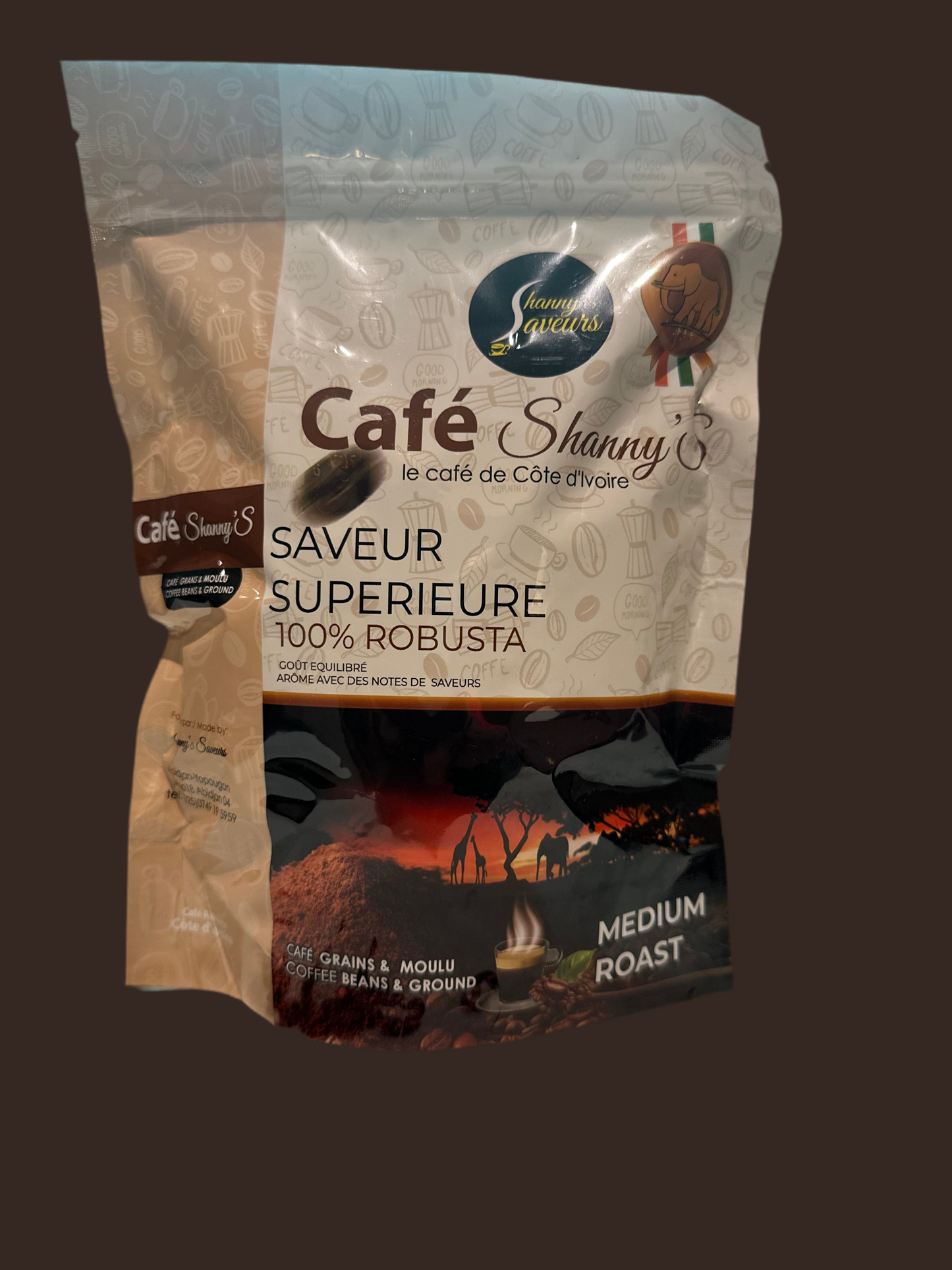 Café grains robusta 300g